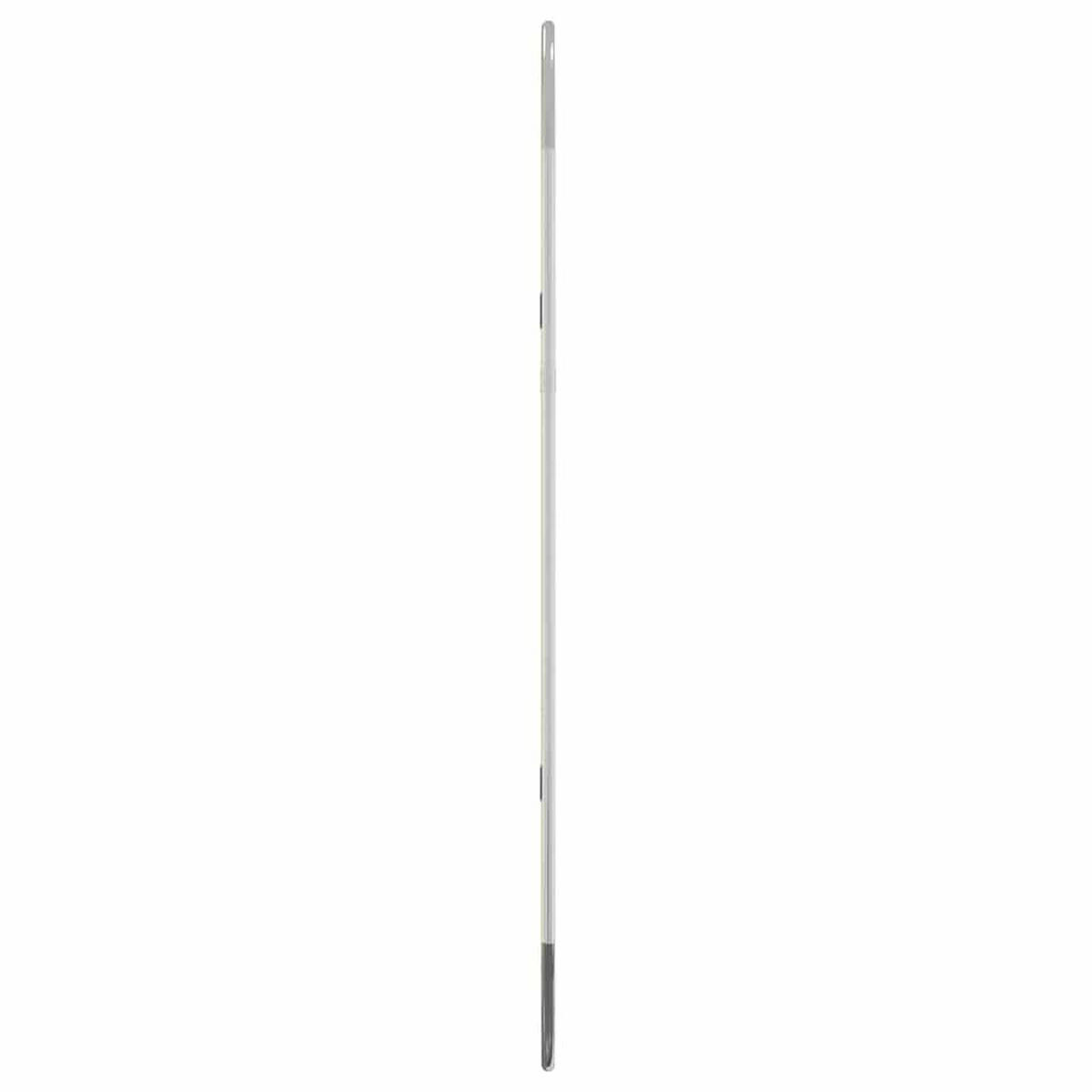 WANDSPIEGEL Silbern 70x30 cm Oval - Silberfarben, Glas (30/70/1cm) - furnicato