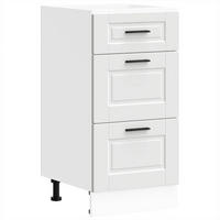 KÜCHENUNTERSCHRANK Porto Weiss Holzwerkstoff - Weiß, Holzwerkstoff (46/81.5/40cm) - vidaXL