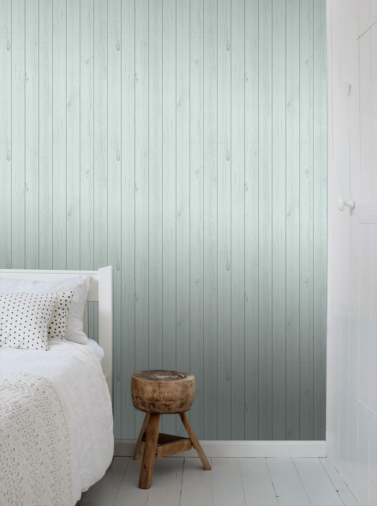 TAPETE Holz-Optik 53 cm x 10.05 m - Grün, Papier (53/1000cm) - ESTAhome