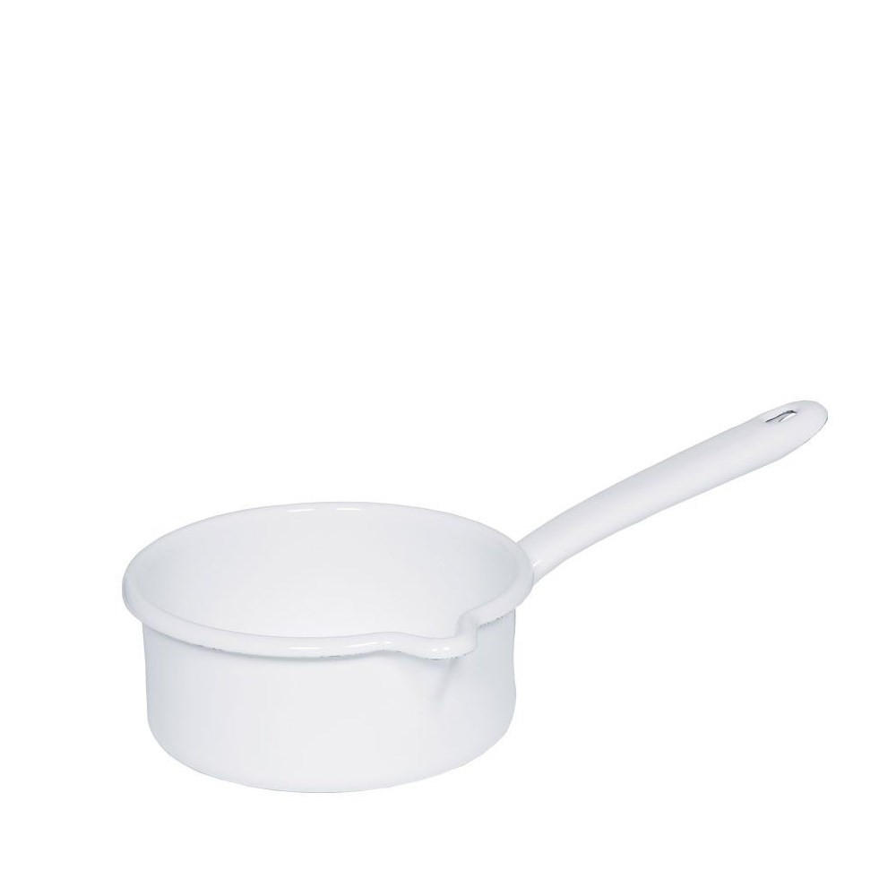 TOPF Weiß 12/12/6 cm R0035033 - Weiß, Metall (12cm) - Riess