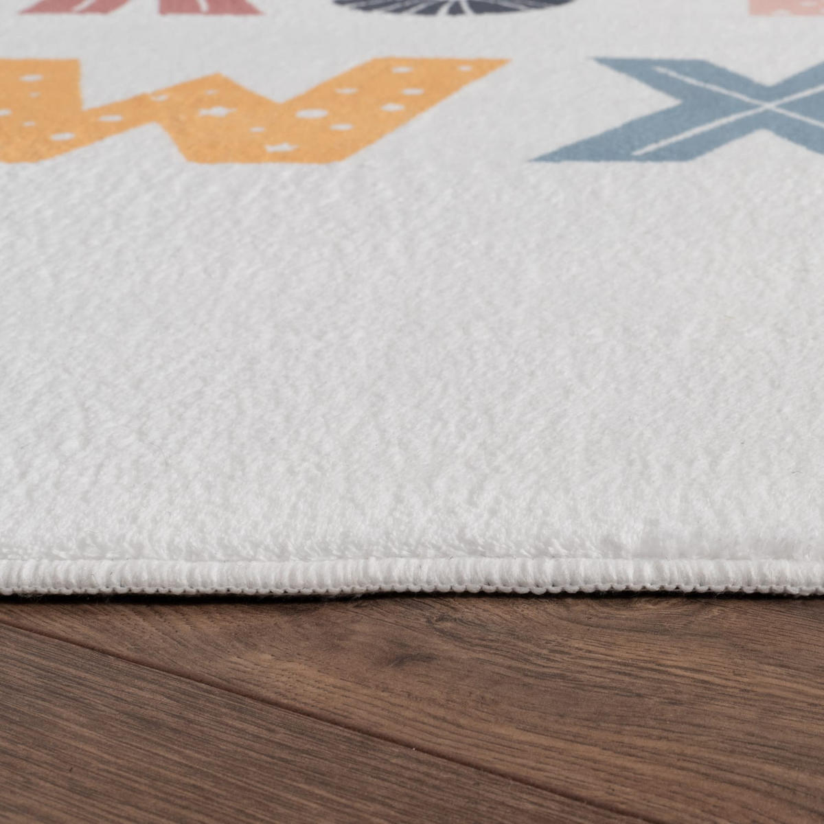 KINDERTEPPICH waschmaschinenwaschbar Alphabet Kinderzimmer schmutzabweisend Mehrfarbig Rechteckig 120x160 - Multicolor, Textil (120/160cm) - KADIMA DESIGN