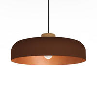 HÄNGELEUCHTE Bois - Braun, Metall (50/50/17cm) - Lumicom