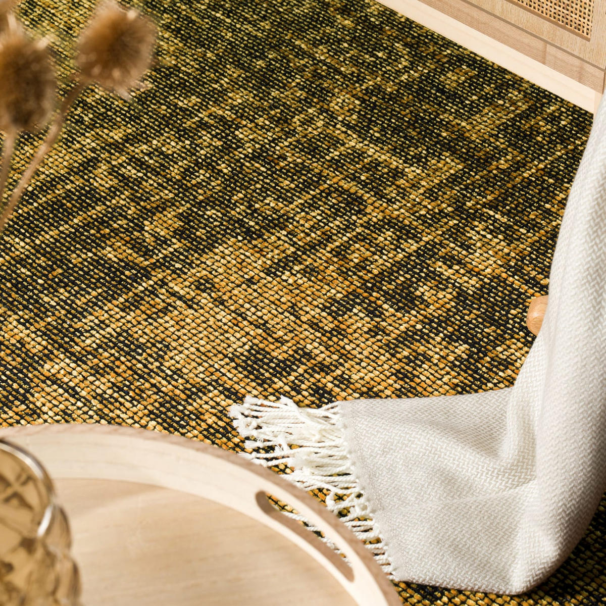 KURZFLORTEPPICH 60/100 cm Melbourne 690 - Gelb, Kunststoff (60/100cm) - Paco Home