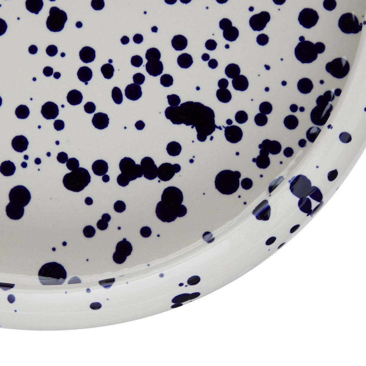 PASTATELLER Boogy Splash Ø23cm - Dunkelblau, Keramik (24/24/4.5cm) - Butlers