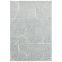 TEPPICH Moderner WIRE Blau 120 x 170 cm - Blau, Textil (120/170cm) - Novatrend