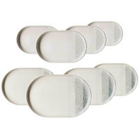 SERVIERPLATTEN Trio Grau 8er Set - Grau, Keramik (2/2/2cm) - Ritzenhoff Breker