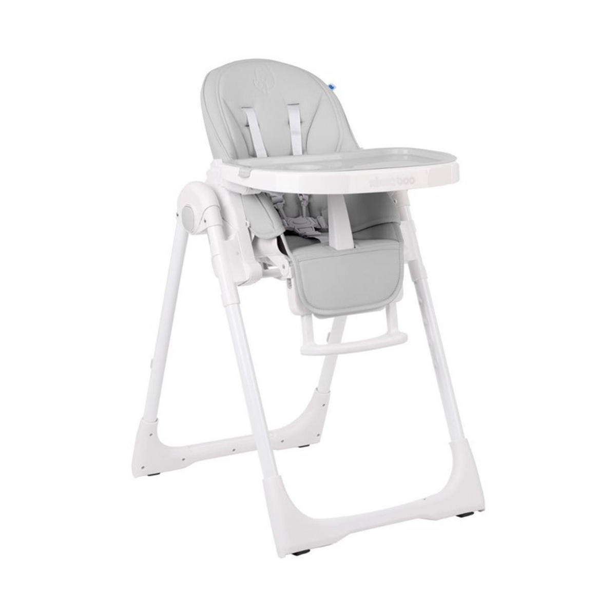 HOCHSTUHL Pastello grau klappbar verstellbar Becherfassung Tisch abnehmbar - Grau, Metall (53/66/70cm) - Kikka boo