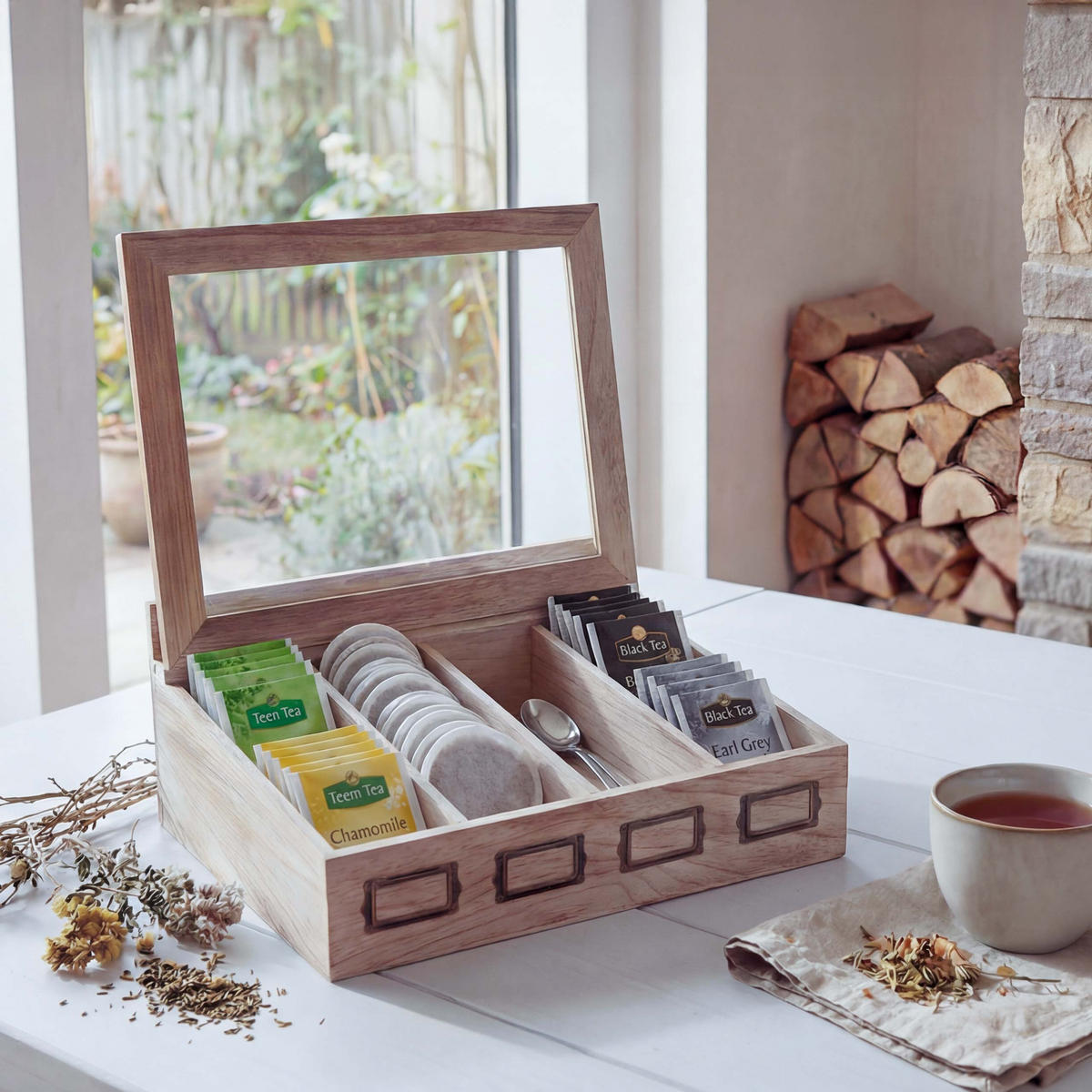 AUFBEWAHRUNGSBOX Braun - Braun, Holz (37/17/33cm) - MCW