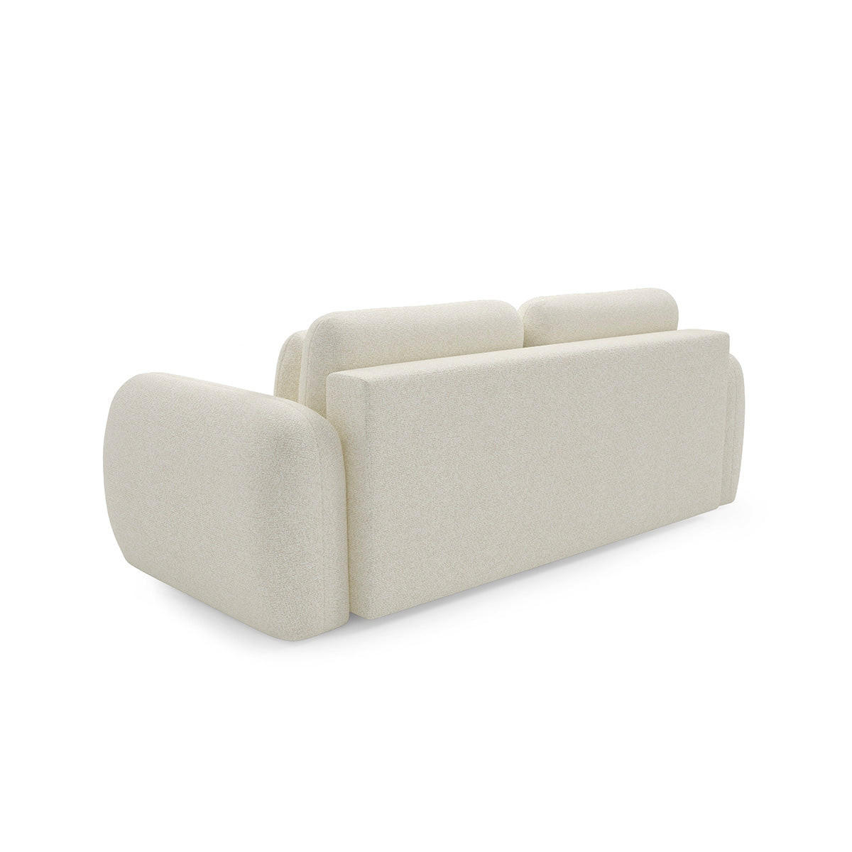 SOFA Carmela 3 Sitzplätze Weiß - Weiß, Holz (266/95/121cm) - Petits-meubles