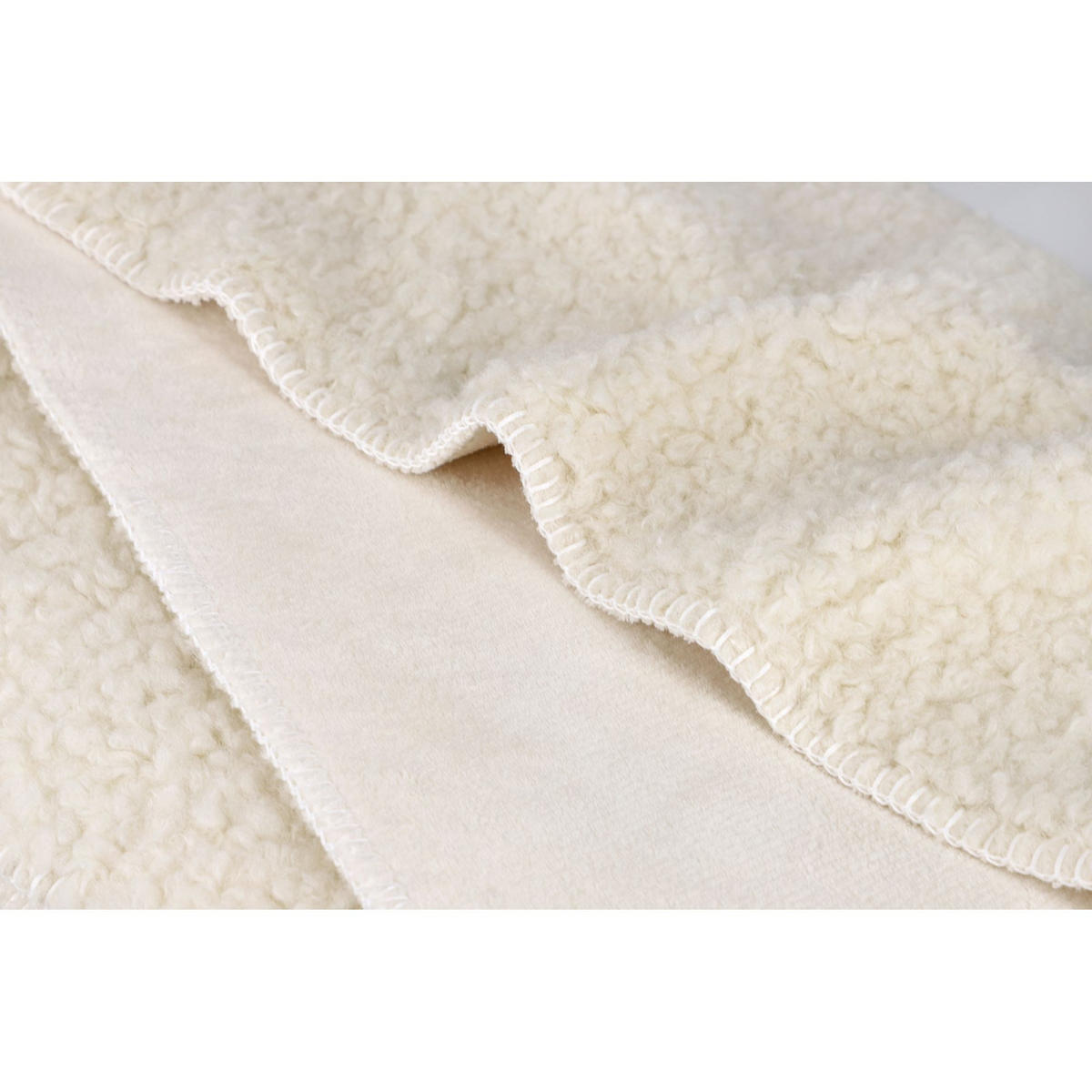 KUSCHELDECKE TEDDY - Perlmutt, Textil (140/200cm) - Schöner Wohnen