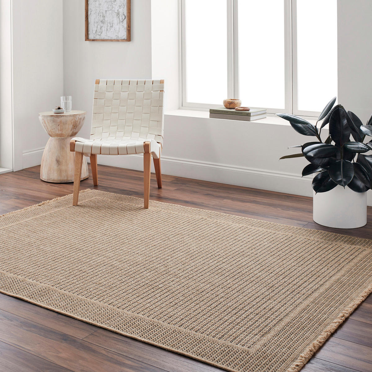 OUTDOORTEPPICH Jute-Optik 160/213 cm Beige - Braun, Kunststoff/Textil (160/213cm) - LIVABLISS