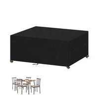 ABDECKPLANE Gartenmöbel 130 x 80 x 70 cm - Schwarz, Kunststoff (70/80/70cm)