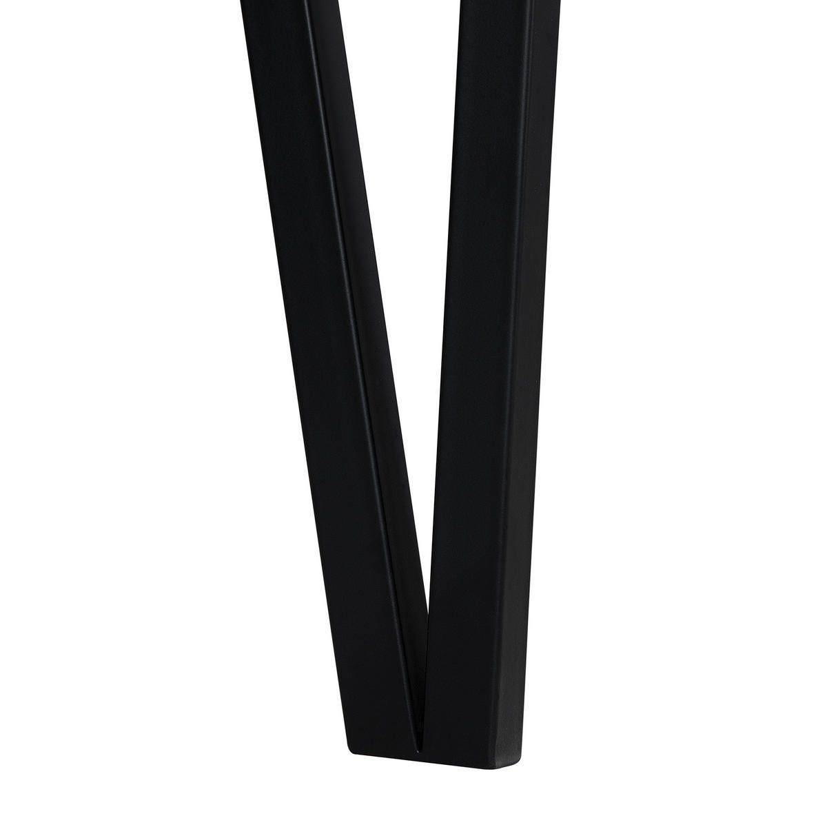 ESSTISCH 150/90/75 cm Dunkelbraun, Schwarz Rechteckig Adena - Dunkelbraun, Holzwerkstoff (150/90/75cm) - Beliani