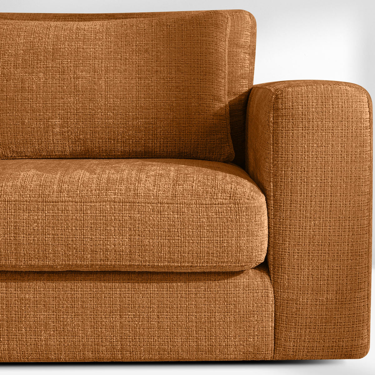 ECKSOFA XL links VERUS - Rot, Holz/Holzwerkstoff (377/328cm) - KONSIMO®