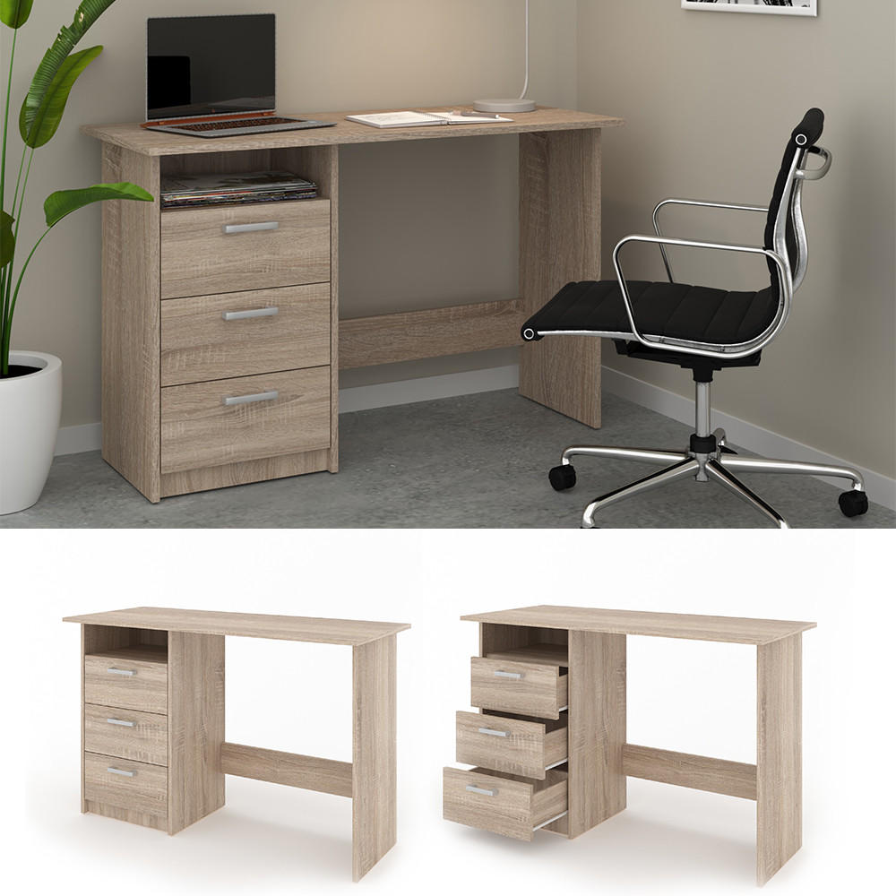 SCHREIBTISCH Meiko Sonoma 120 x 50 cm - Sonoma Eiche, Holzwerkstoff (50/120/76.6cm) - Vicco
