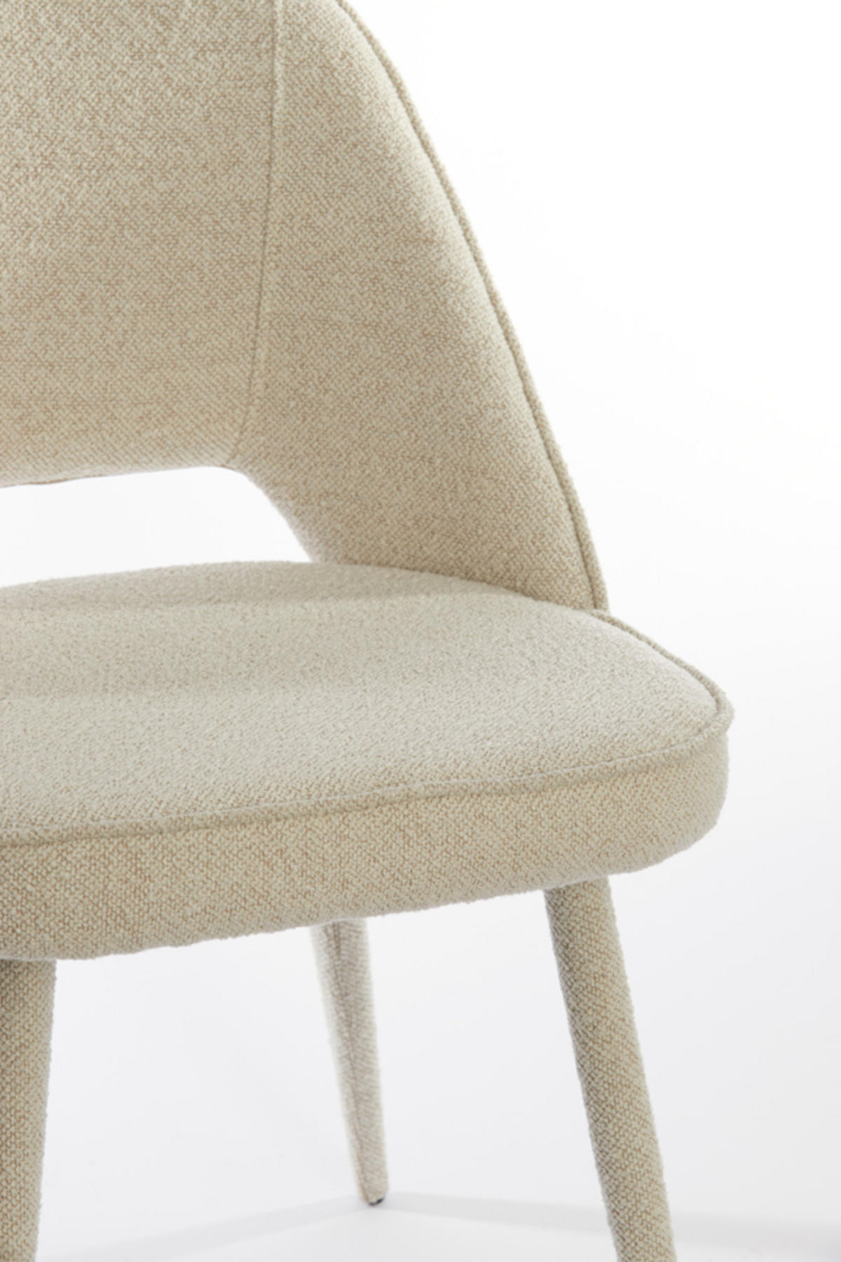 ESSZIMMERSTUHL Djeslin Braun 57/51/84 cm - Beige, Textil (51/84/57cm) - Light & Living