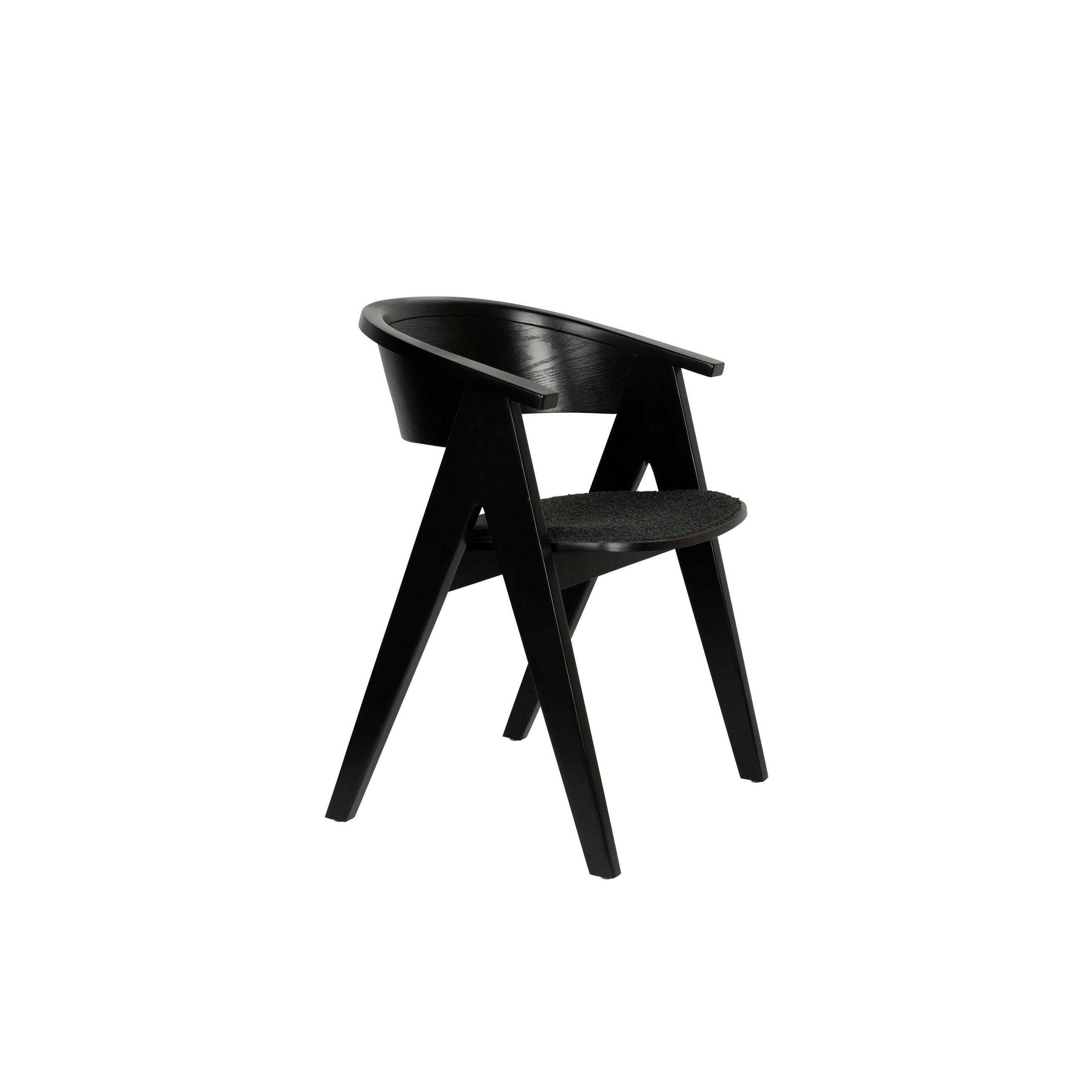 Zuiver Esszimmerstuhl Schwarz 59x79x54 cm