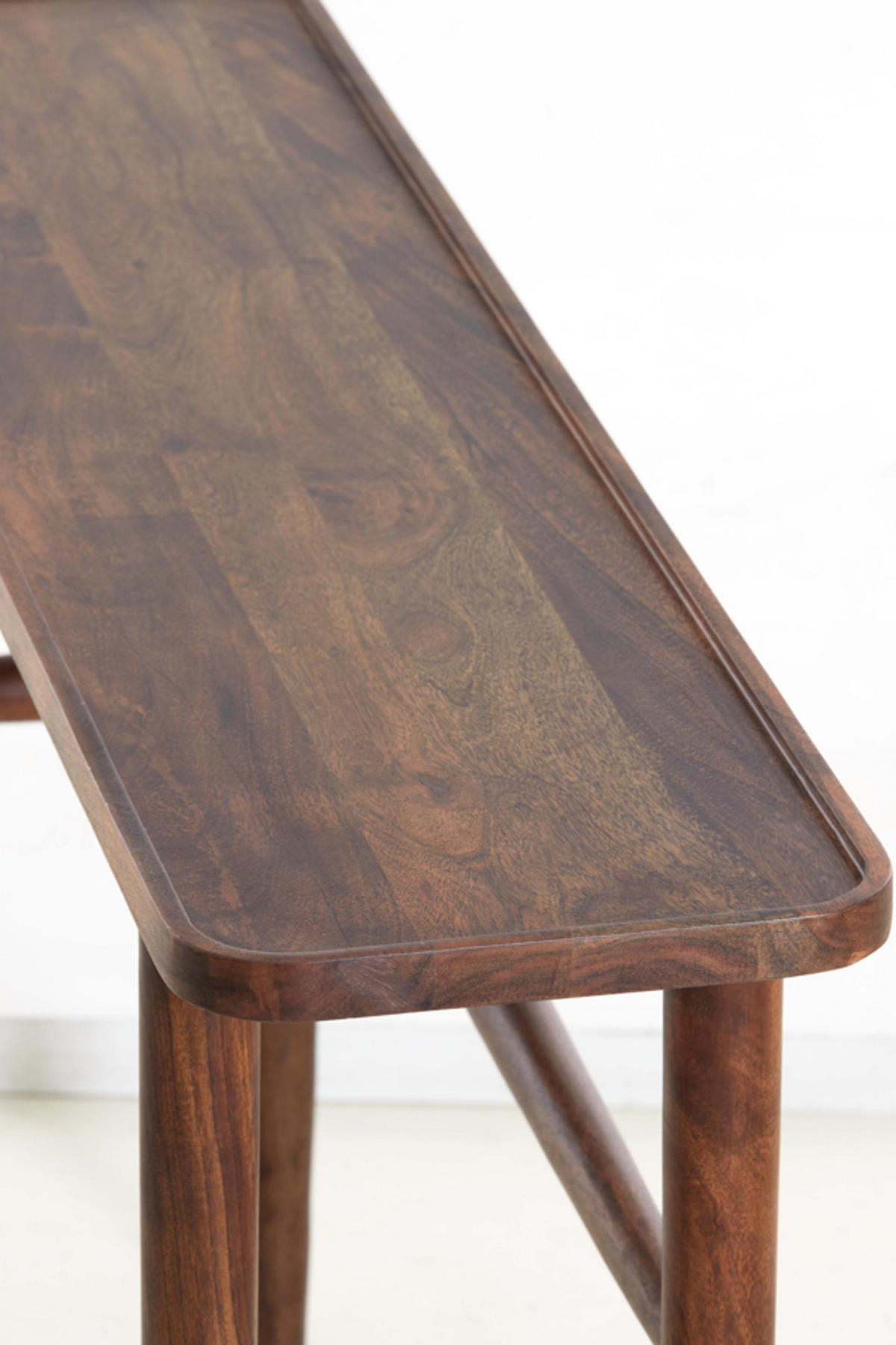 KONSOLENTISCH Qiano Braun 140/30/82 cm - Dunkelbraun, Holz (140/30/82cm) - Light & Living