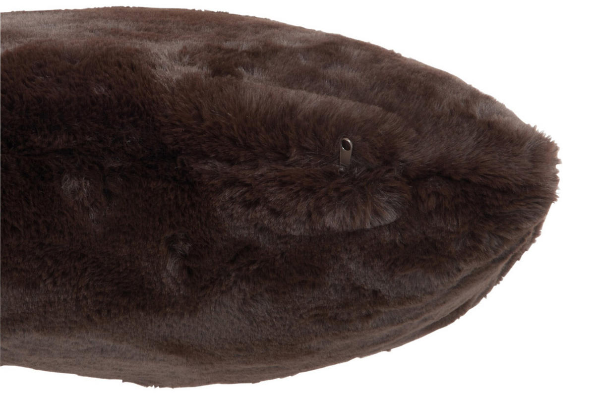 KISSEN Cutie - Dunkelbraun, Textil (45/45cm) - J-Line