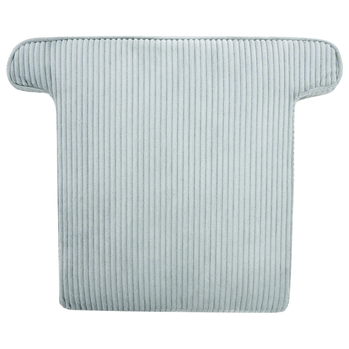 OHRENSESSEL Hellbraun Abson - Blau/Hellbraun, Textil (64/100/65cm) - Beliani