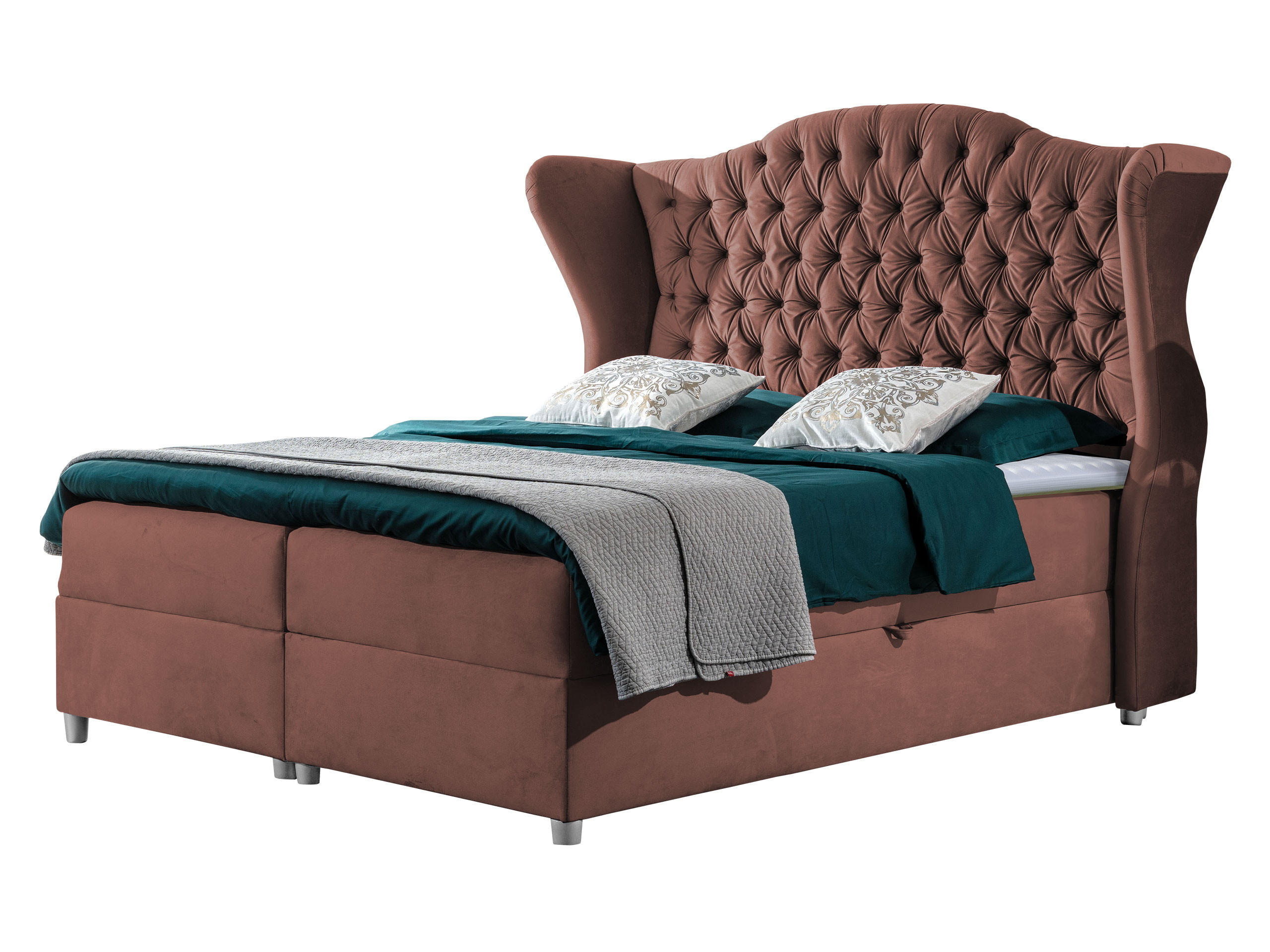 BOXBETT Livia - Rosa, Holz (140/200cm) - MIRJAN24