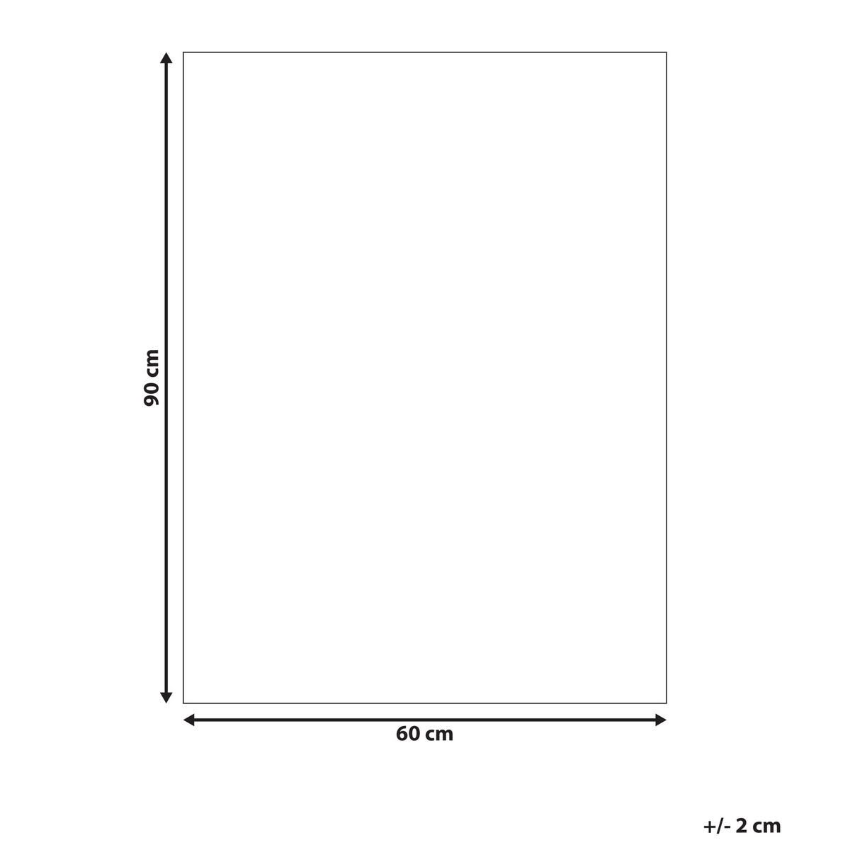 KOUPELNOVÁ PŘEDLOŽKA Béžová 60/90 cm Daharl - olivově zelená/zelená barva, textil (60/90cm) - Beliani