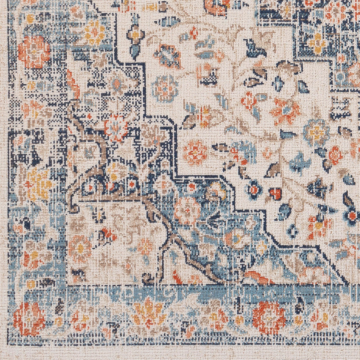 VINTAGE-TEPPICH 160/213 cm Blau - Blau, Kunststoff/Textil (160/213cm) - LIVABLISS