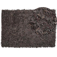 SHAGGY-TEPPICH Mut 200/140 cm - Braun, Fell (140/200cm) - Beliani