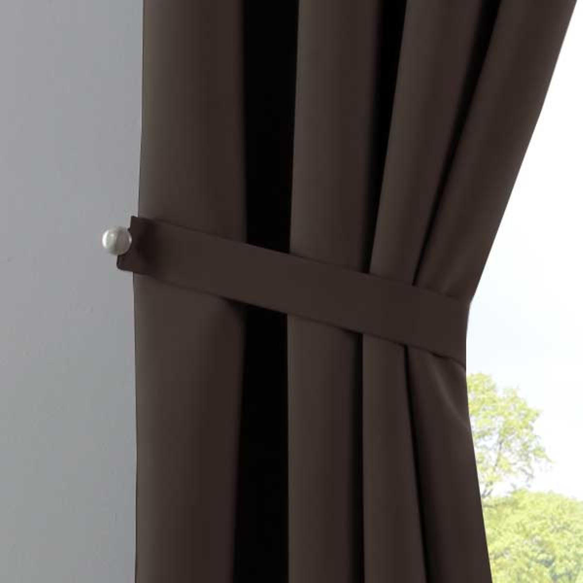VORHANG »NEW YORK« HxB 245x140 cm Braun - Braun, Textil (140/245cm) - Gardinenbox