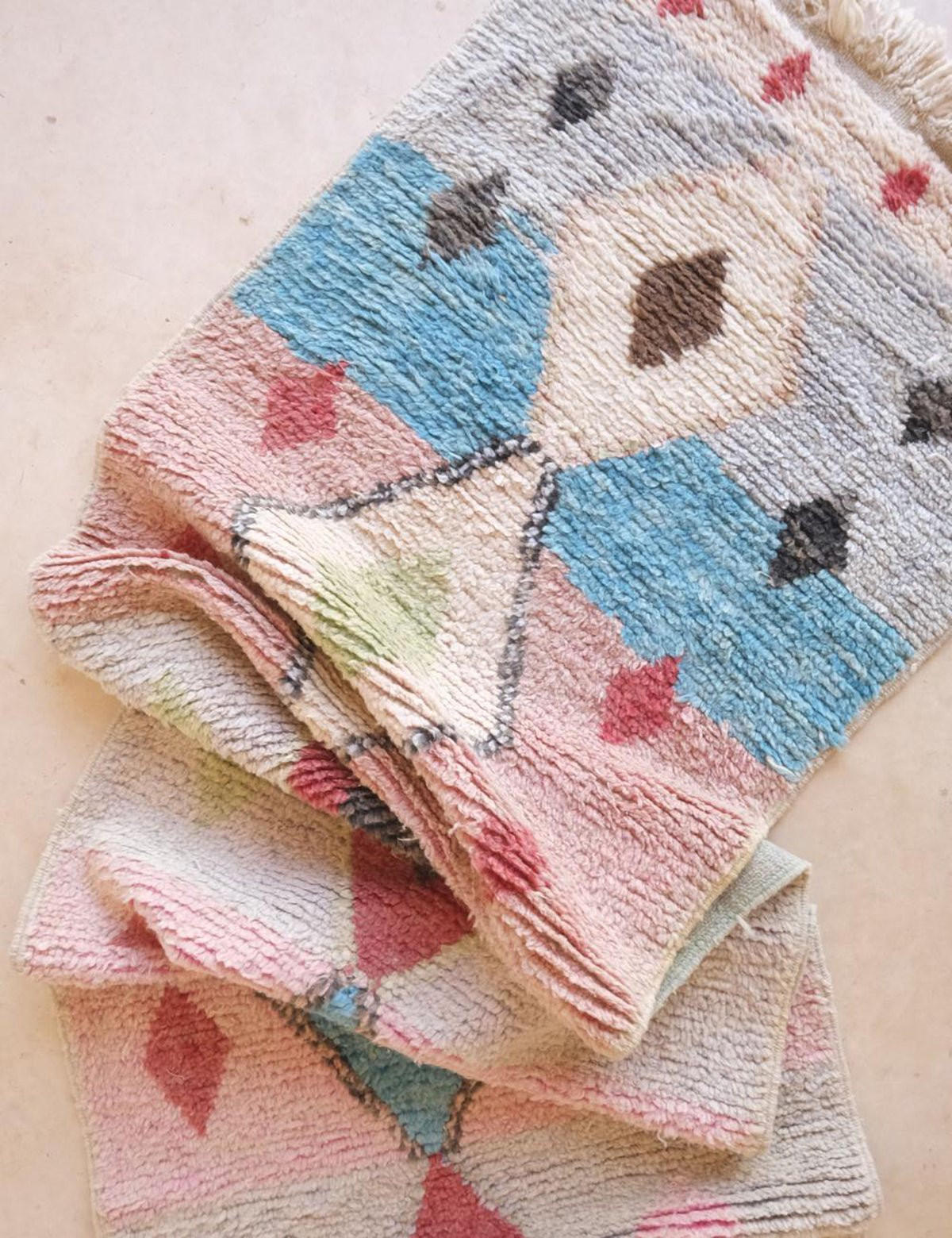 BERBERTEPPICH aus reiner Wolle 89x 492 cm - Multicolor, Naturmaterialien (89/492cm) - AFK Living