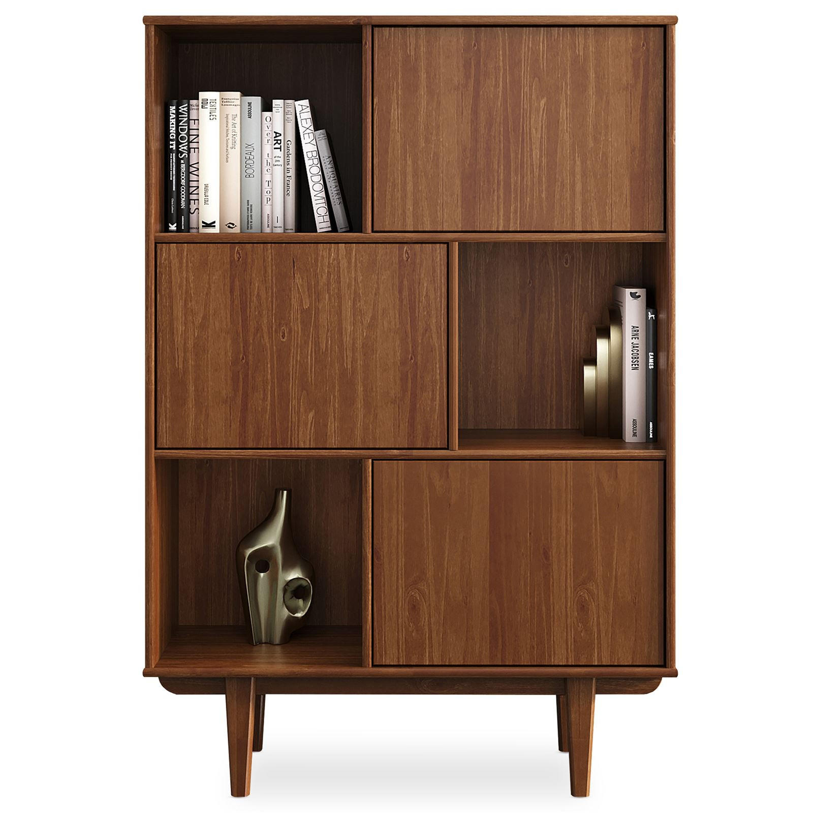 HIGHBOARD SIMONA - Kastanienfarben, Holz (95/139/37cm) - IDIMEX