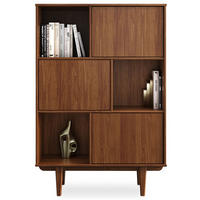 HIGHBOARD SIMONA - Kastanienfarben, Holz (95/139/37cm) - IDIMEX