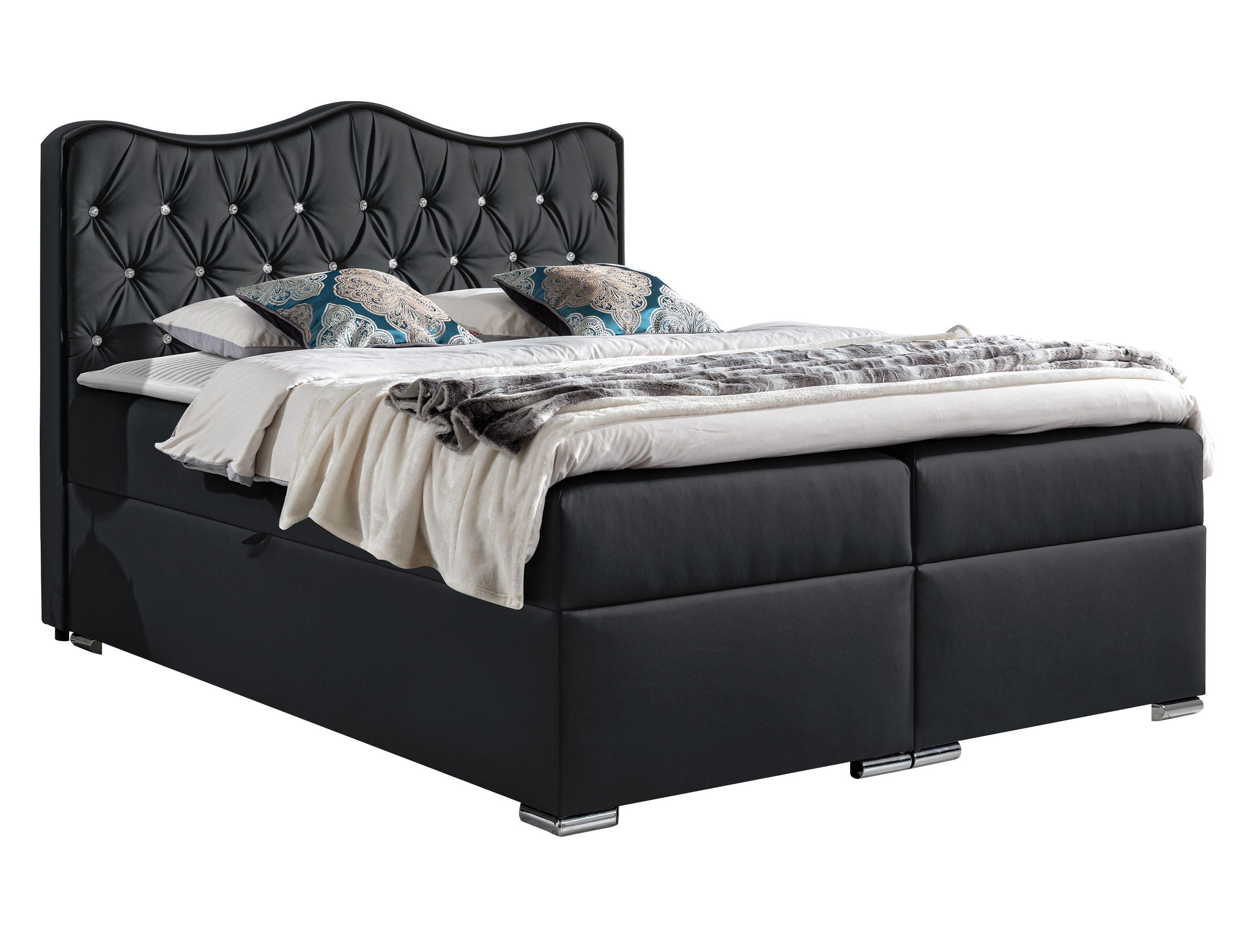 BOXBETT Sultan - Grau, Holz (120/200cm) - MIRJAN24