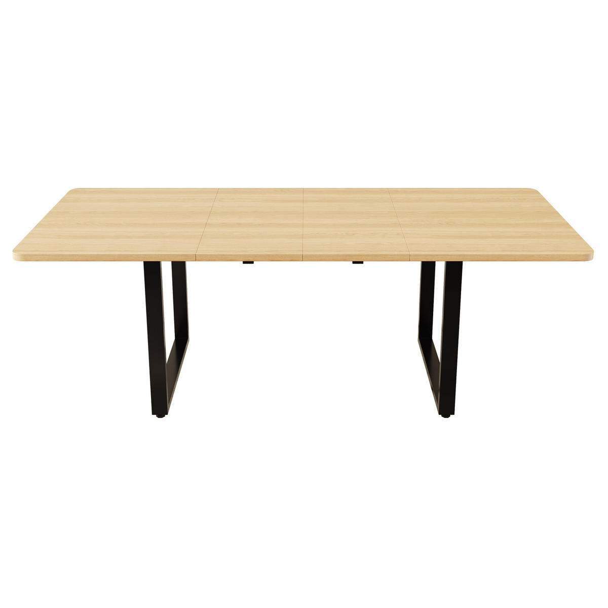 JEDÁLENSKÝ stôl 140–180–220/80 cm dubový dekor rozkladací z MDF - farba duba, kompozitné drevo (220/90/75cm) - OKWISH