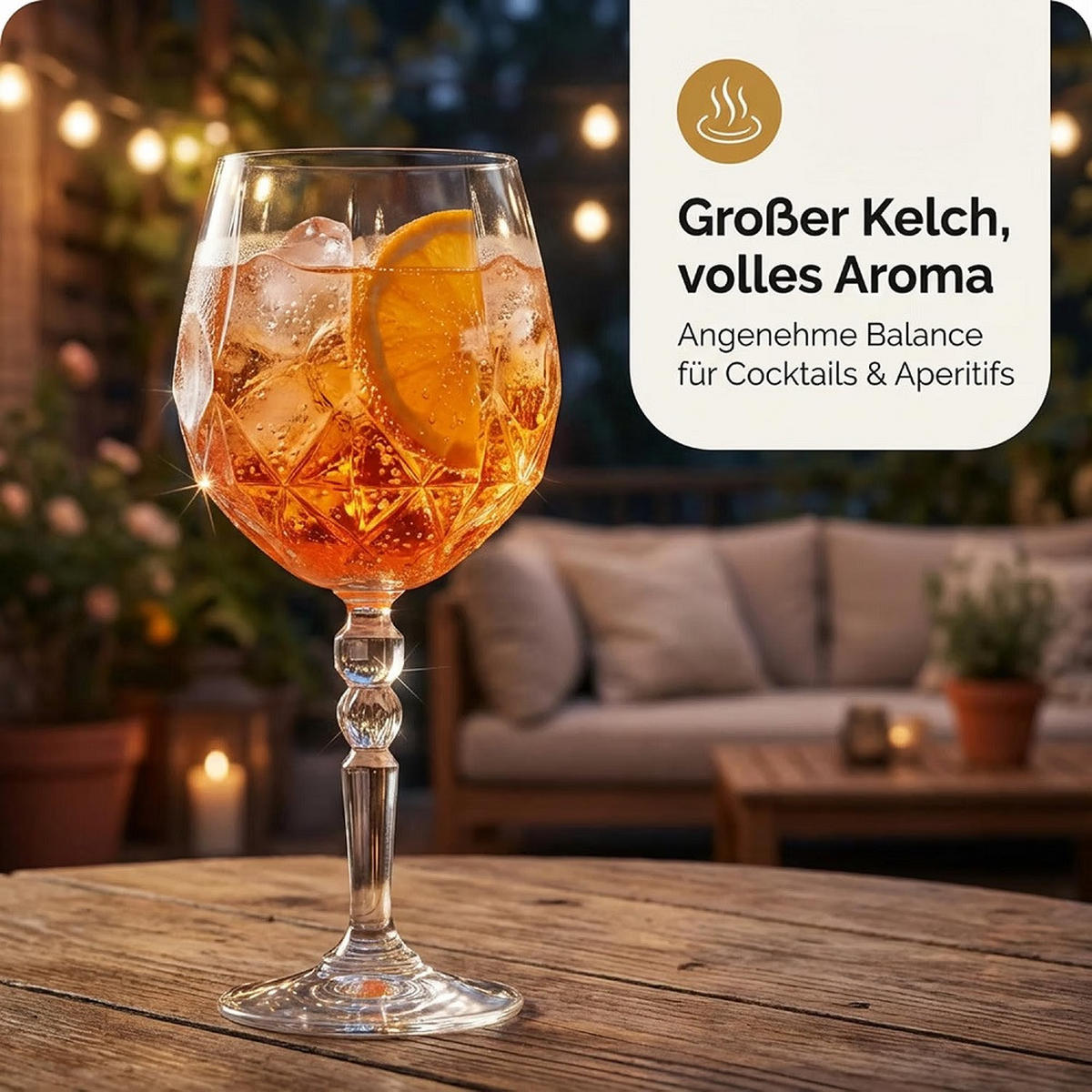 COCKTAIL/APERITIFGLAS Alkemist 530 ml 6er Set - Transparent, Glas (0.53L) - Der-Porzellan-Laden