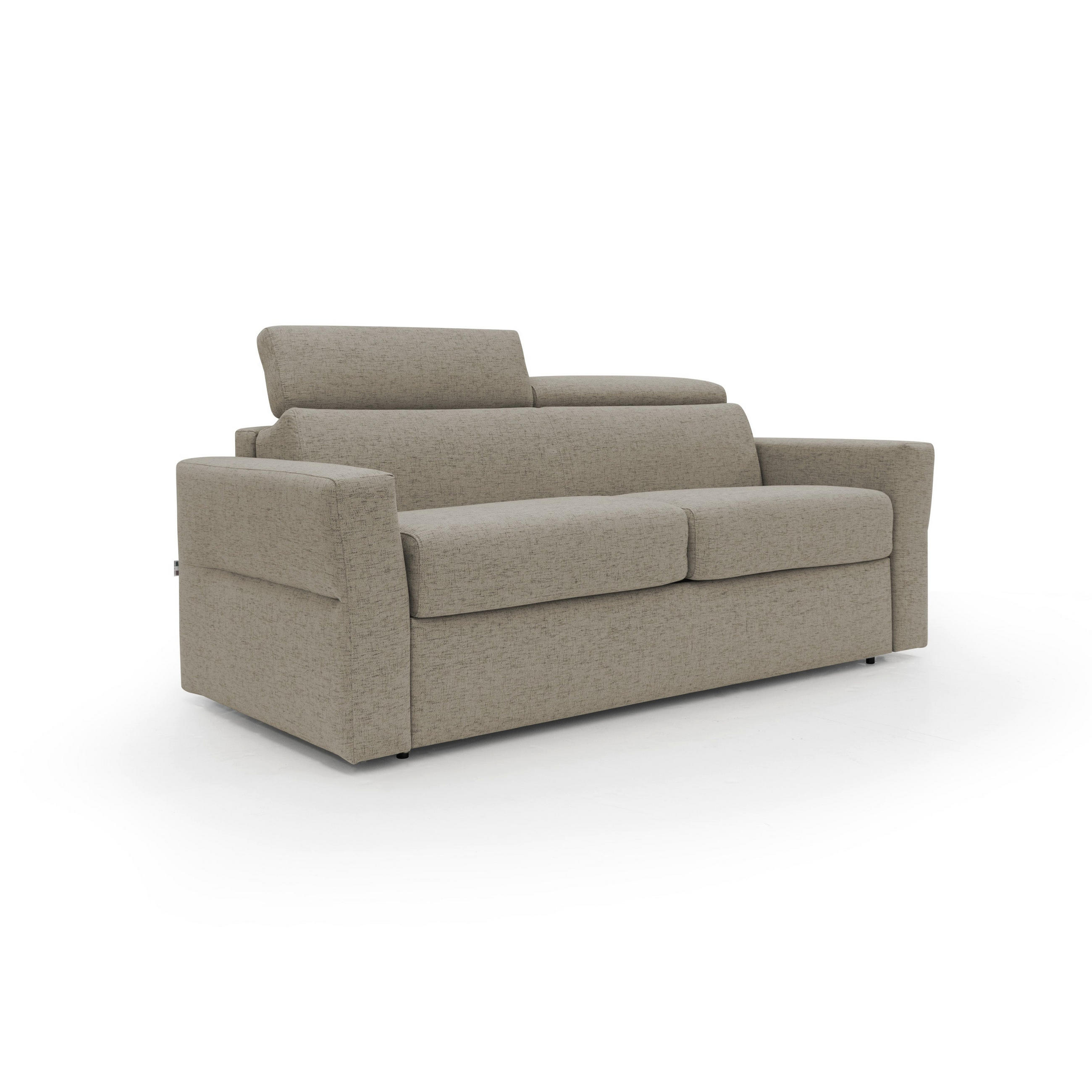 Divani.store Schlafsofa Braun 220x100x95 cm