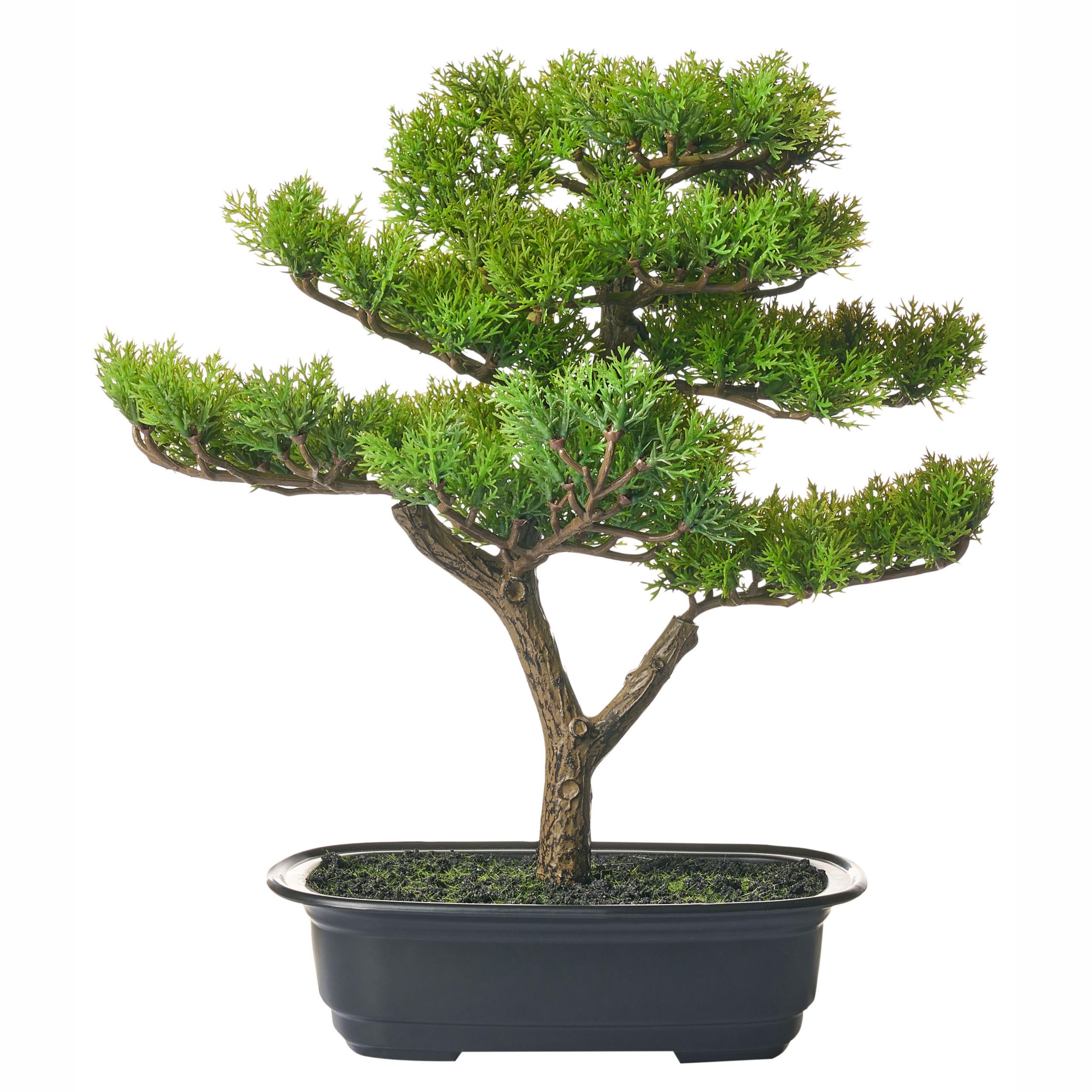 Beliani UMĚLÁ ROSTLINA v květináči 37 cm Zelená Pine
