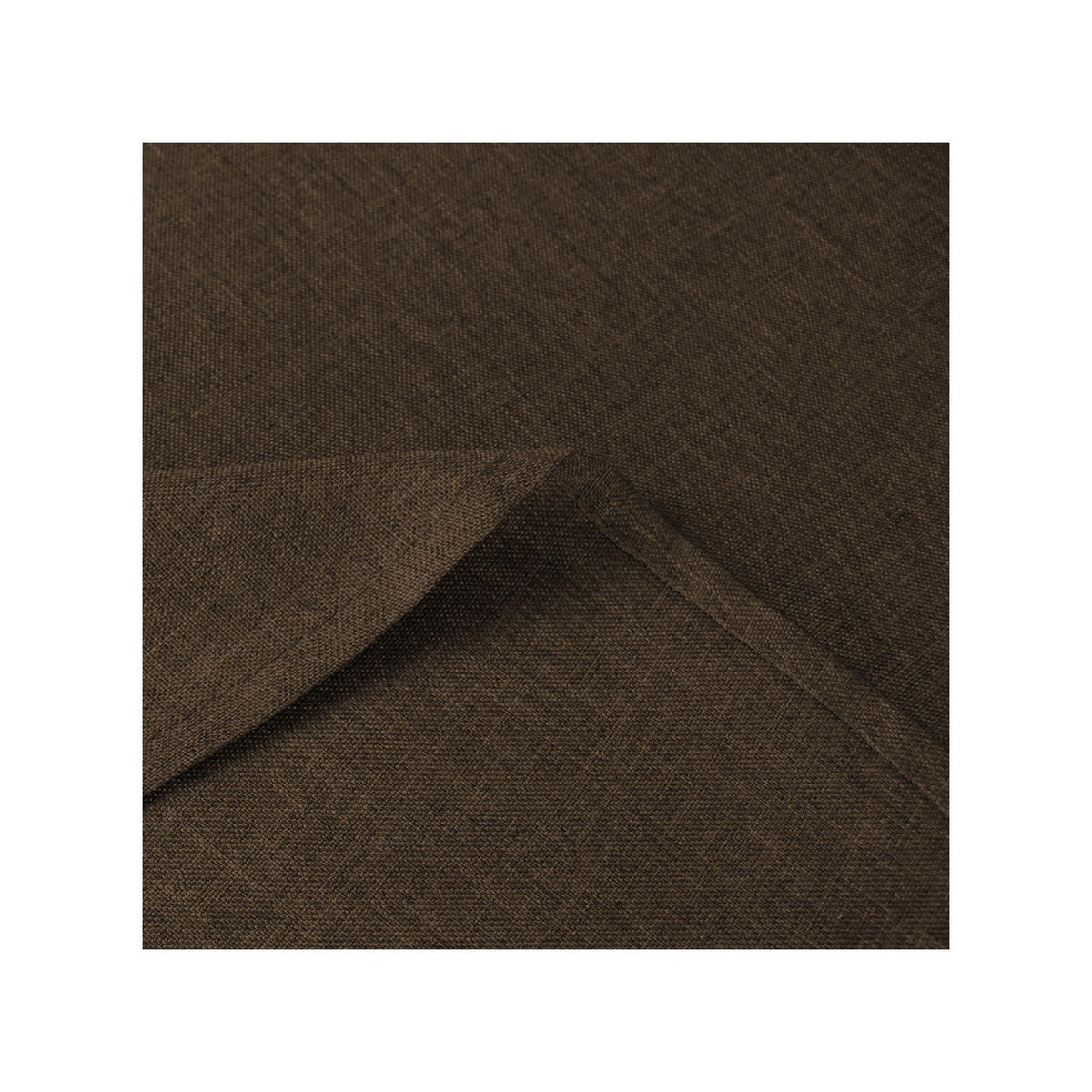 TISCHDECKE Leinenoptik 135/180 cm oval Braun - Braun, Textil (135/180cm) - TiborTex