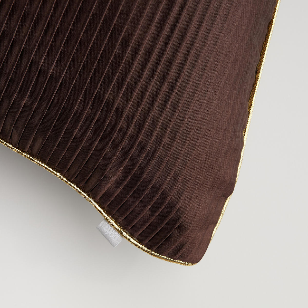 KISSENBEZUG Wendel - Dunkelbraun, Textil (30/60cm) - home&you