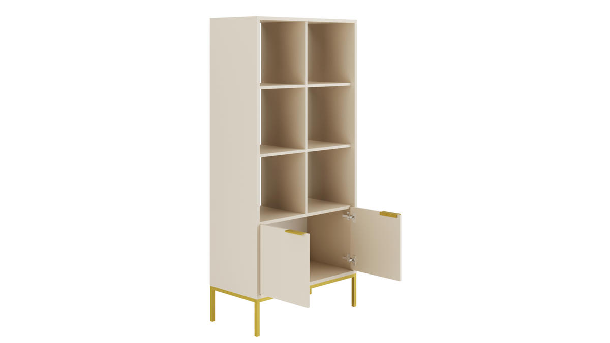 BÜCHERREGAL Austin 40/171,3/80 cm - Beige, Holzwerkstoff (40/171/80cm) - Kocot Kids