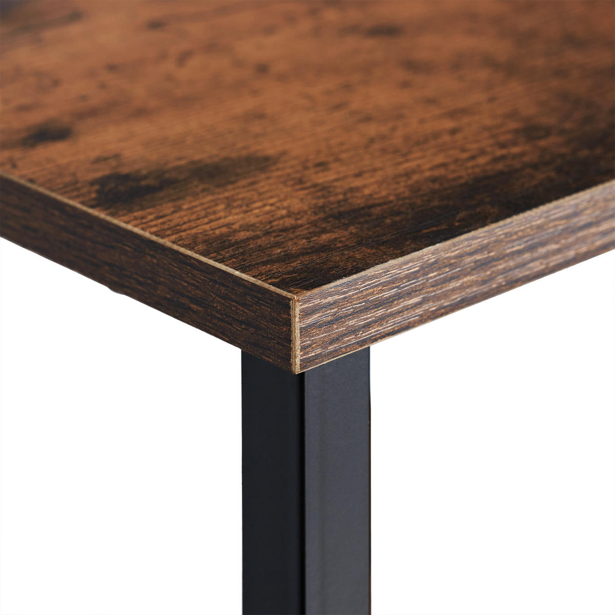 KOMMODE Schwarz Dunkelbraun 6 Schubladen 92x84x32 cm - Braun, Holz/Holzwerkstoff (84/92/32cm) - Relaxdays