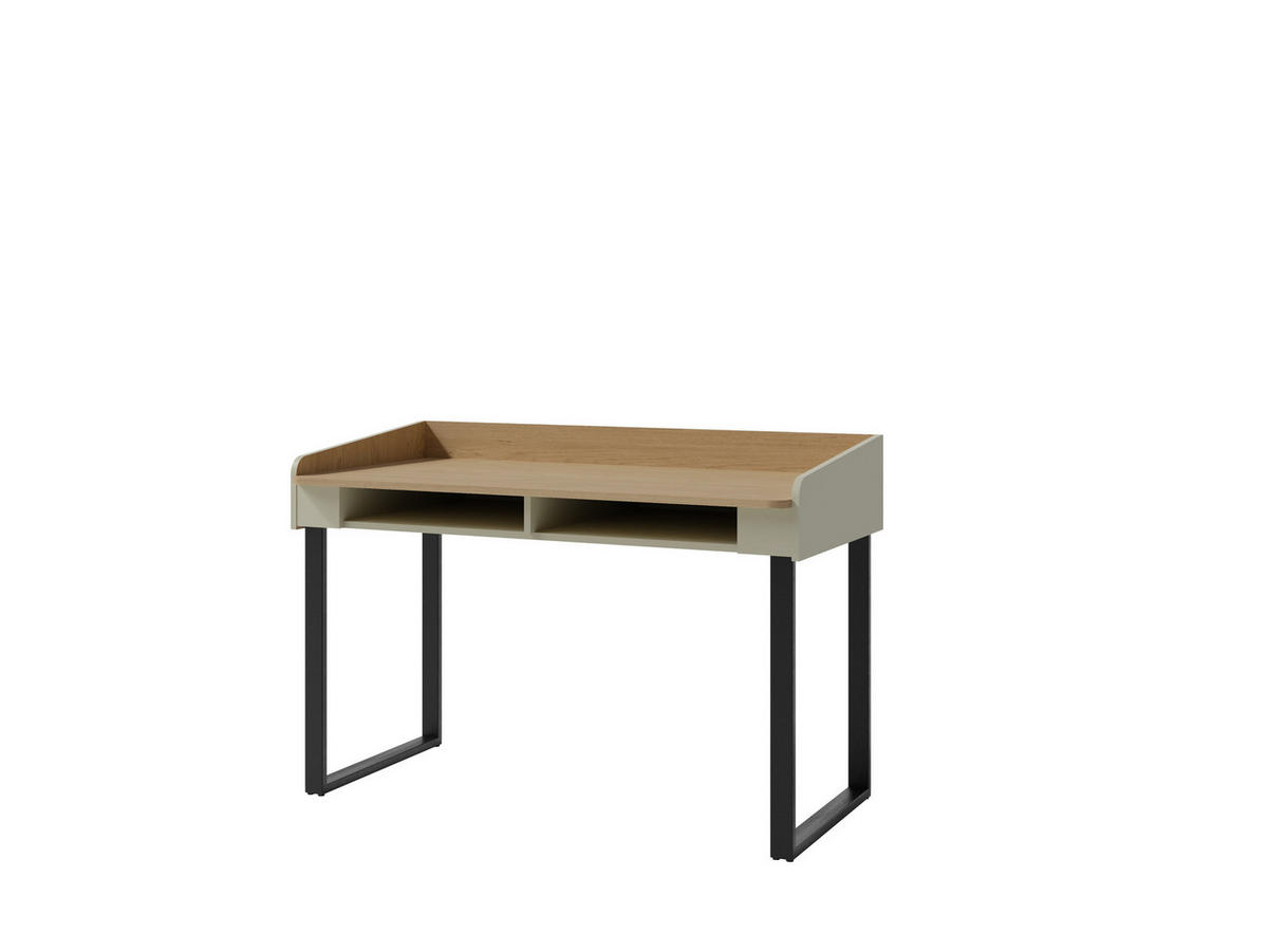 SCHREIBTISCH VETTA 125x64,5x83 cm Bürotisch Computertisch, Hellgrün - Hellgrün, Holzwerkstoff (64.5/125/83cm) - MASSENO