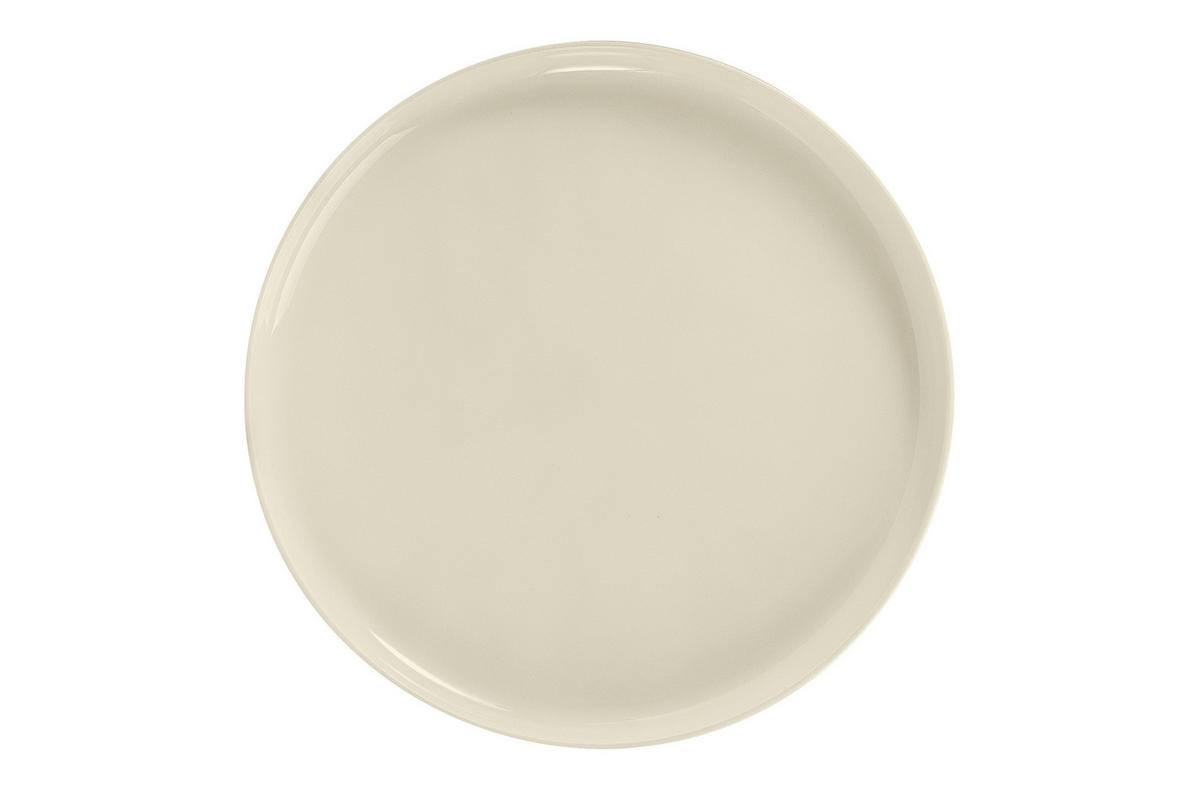 TELLER-SET VICTO 6-tlg Speiseteller - Beige, Keramik (27cm) - KONSIMO®