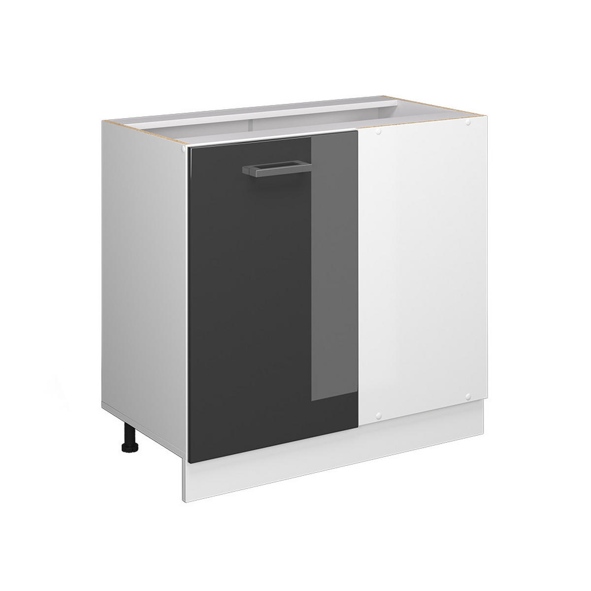 KUCHYŇSKÁ DVÍŘKA R-Line Antracitový vysoký lesk - vysoce lesklá černá, kompozitní dřevo (46/71.6/1.6cm) - Vicco