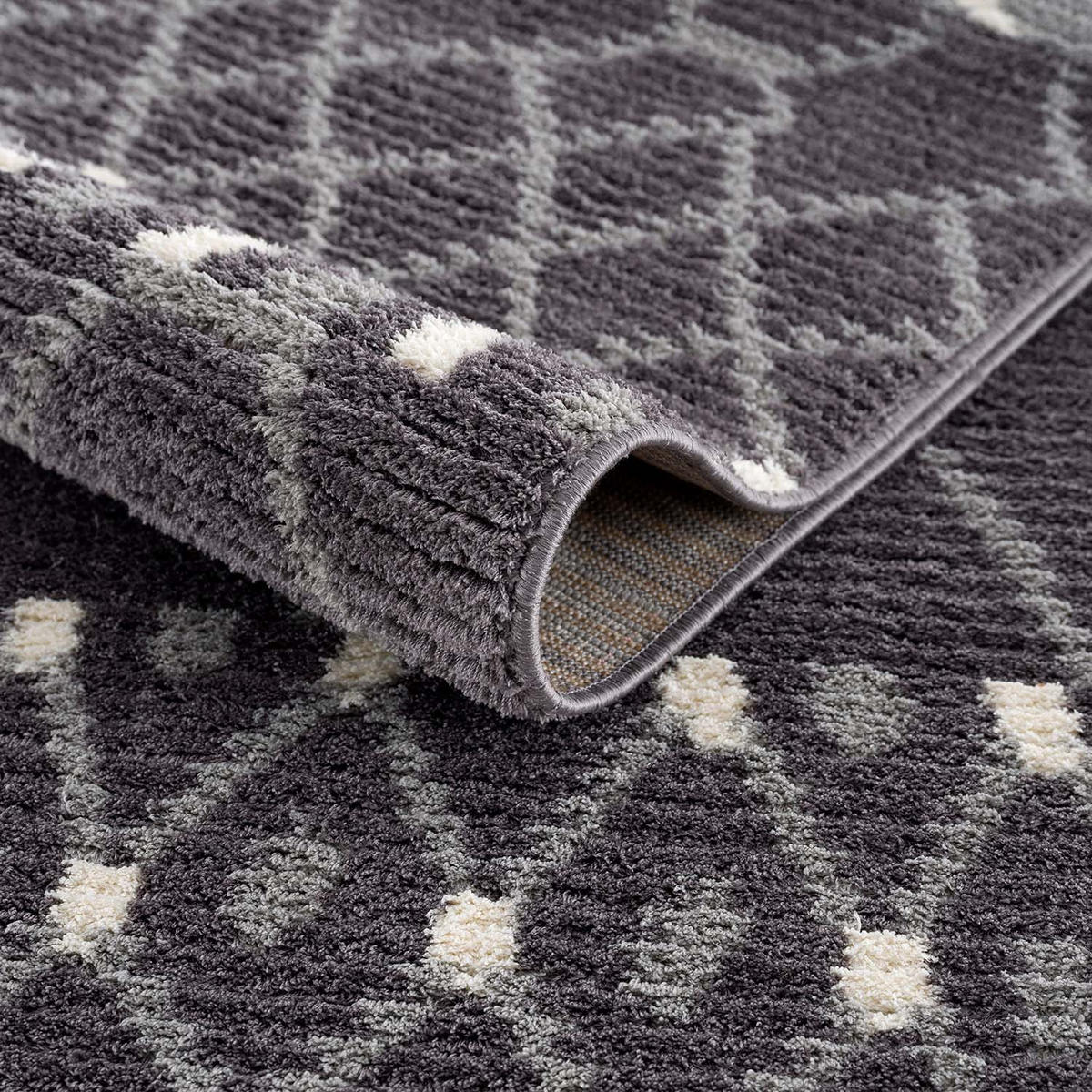 KURZFLOR-TEPPICH April 2312 Grau 140x200 cm - Grau, Textil (140/200cm) - carpet city