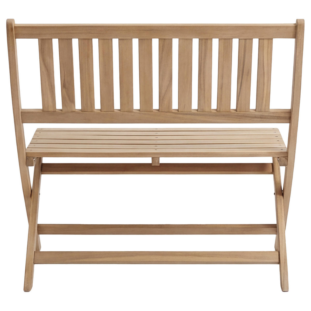 GARTENBANK - Akazie massiv - Akaziefarben, Holz (80/86/54cm) - home24