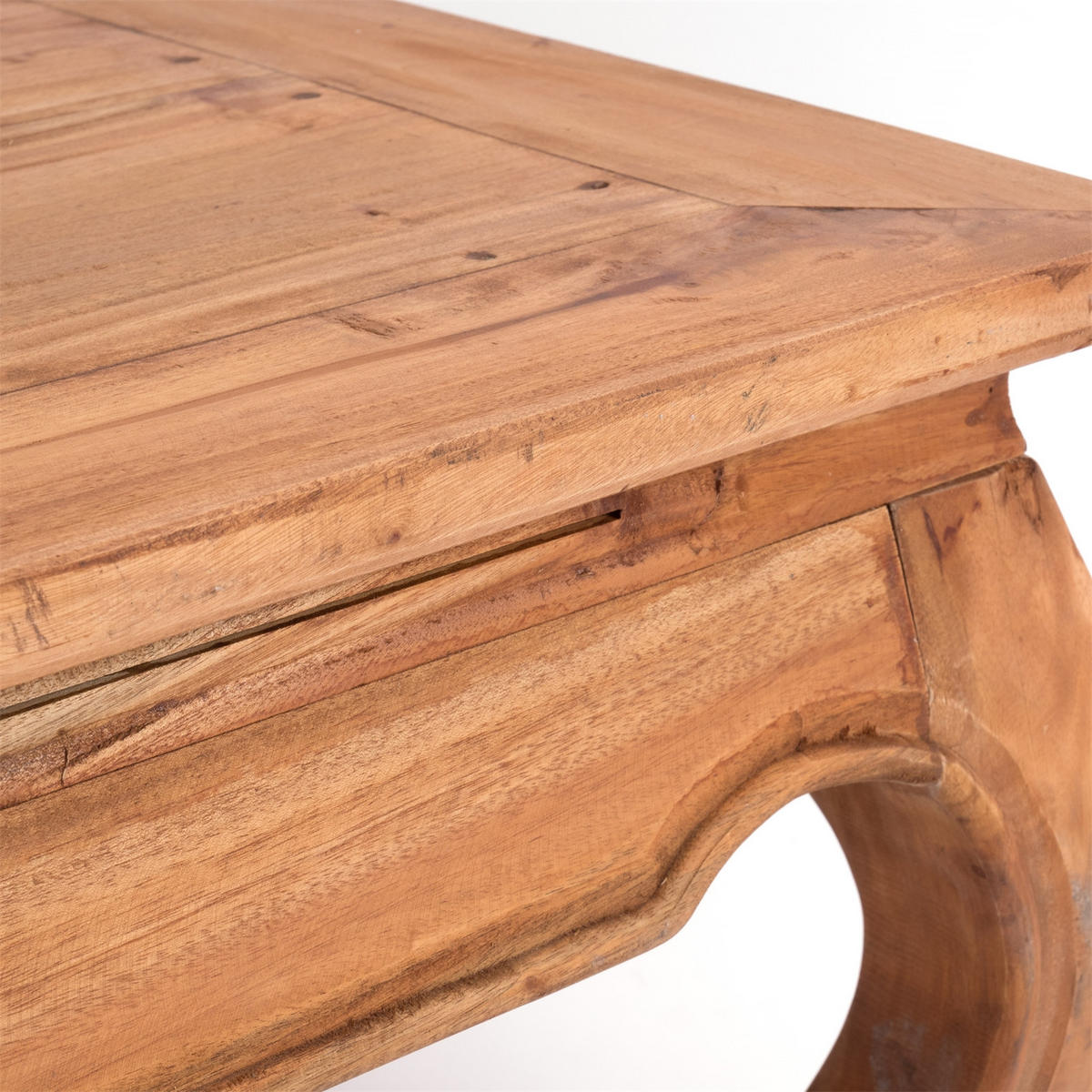 OPIUMTISCH EAST 80 Mahagoni Massivholz 08 honigfarben gewachst - Honig, Holz (80/80/36cm) - DESIGN DELIGHTS