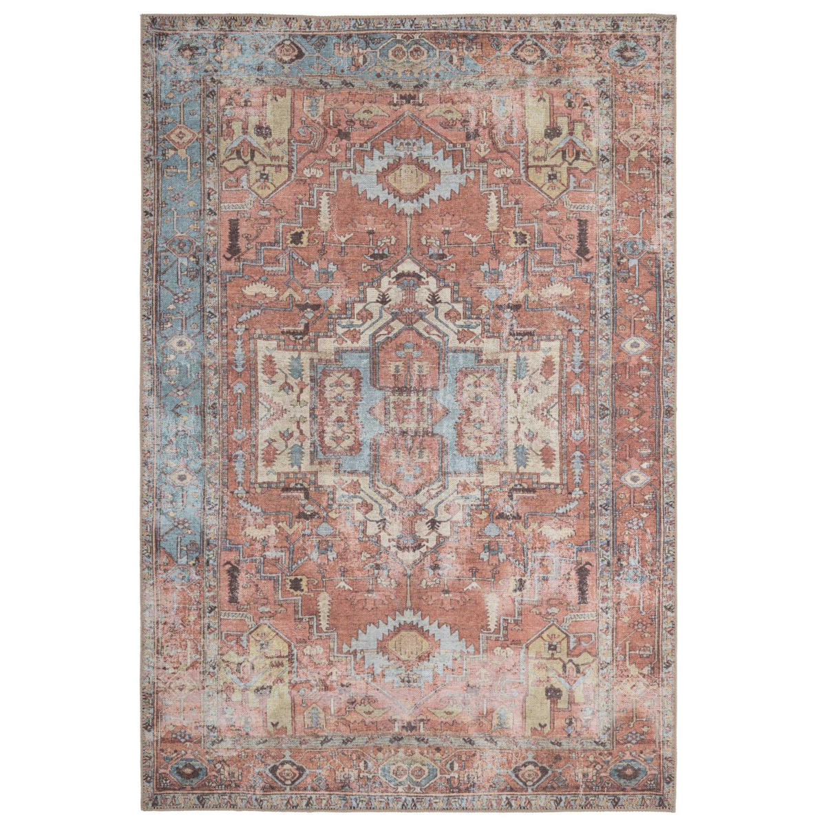 FLACHWEBETEPPICH Yana Terra - Orange, Textil (60/240cm) - Kukoon Rugs