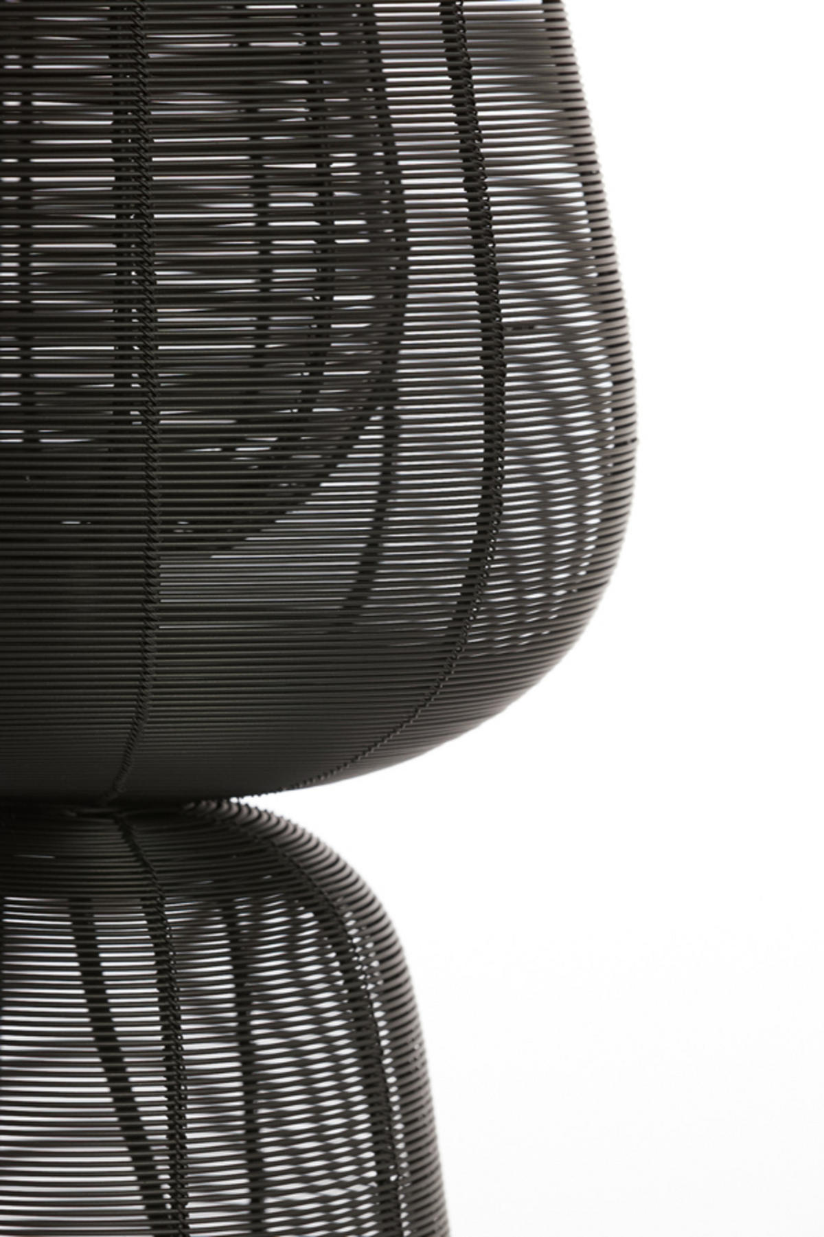 TISCHLAMPE Aboso Schwarz Ø24/54 cm - Schwarz, Metall (24/24/54cm) - Light & Living