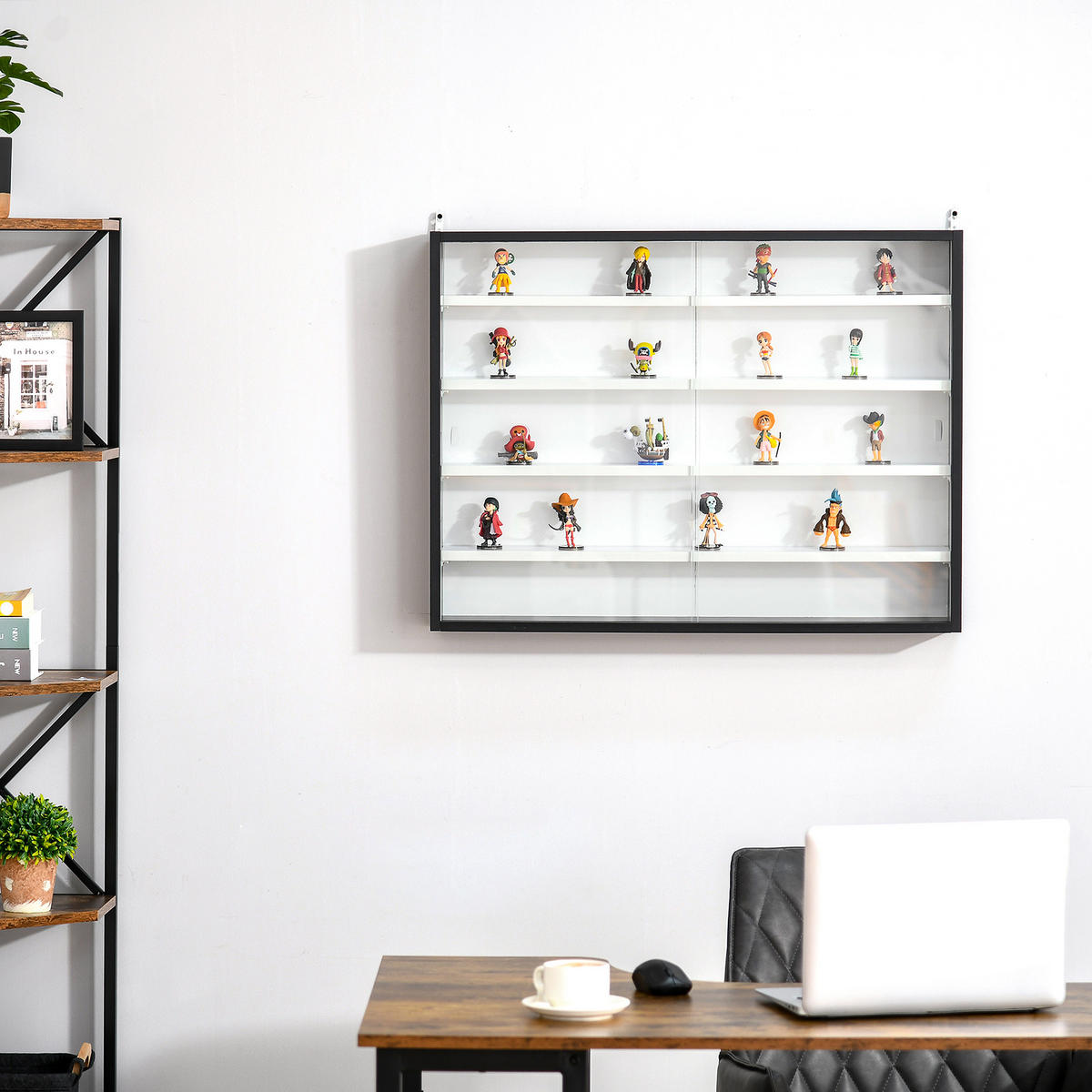 BÜCHERREGAL 80/9,5/60 cm Schwarz - Brombeere, Karton (80/60/9.5cm)